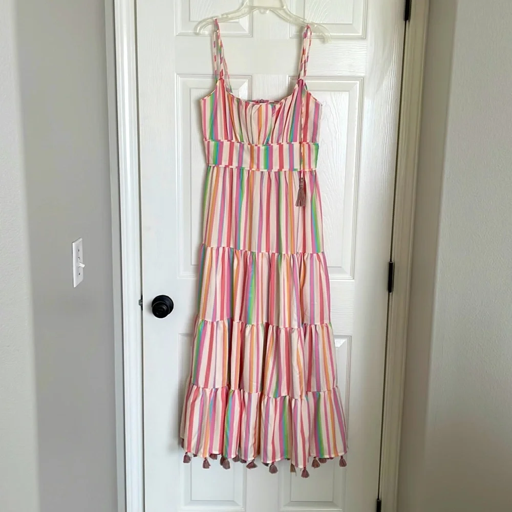 Boho maxi dress size S - Picture 1 of 4
